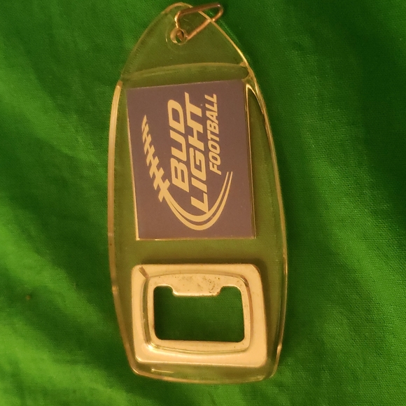 Coca-Cola and Bud Light Football Metal Bottle Openers - Picture 5 of 5